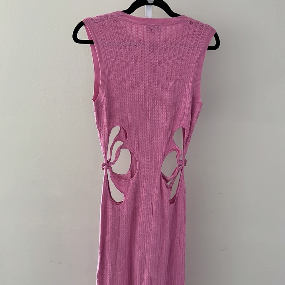 SAULEE DARIA KNIT DRESS taffy pink - Picture 9 of 10